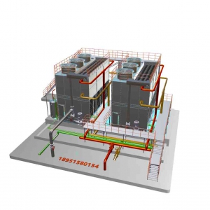 冷却塔 蒸发冷3D模型