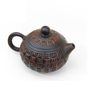 宝庆瓷刻“茶壶”