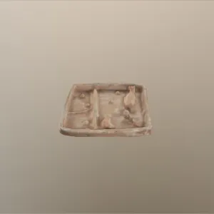 东汉灰陶水田