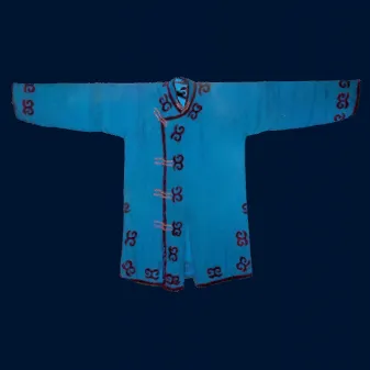 赫哲族蓝袍