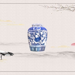 大明宣德年青花罐